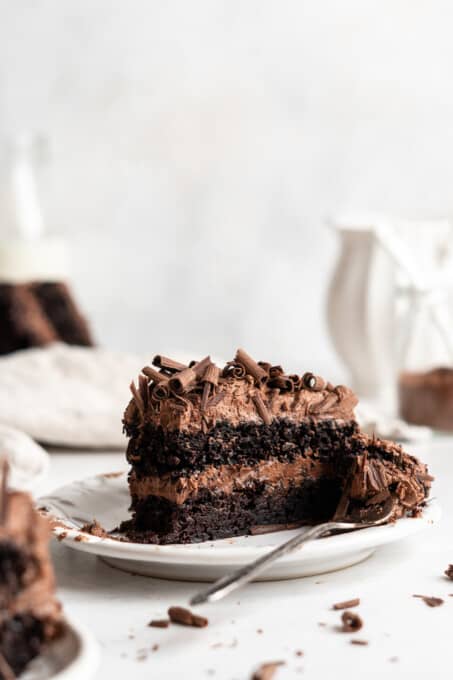 Easy Vegan Chocolate Cake | Jessica in the Kitchen