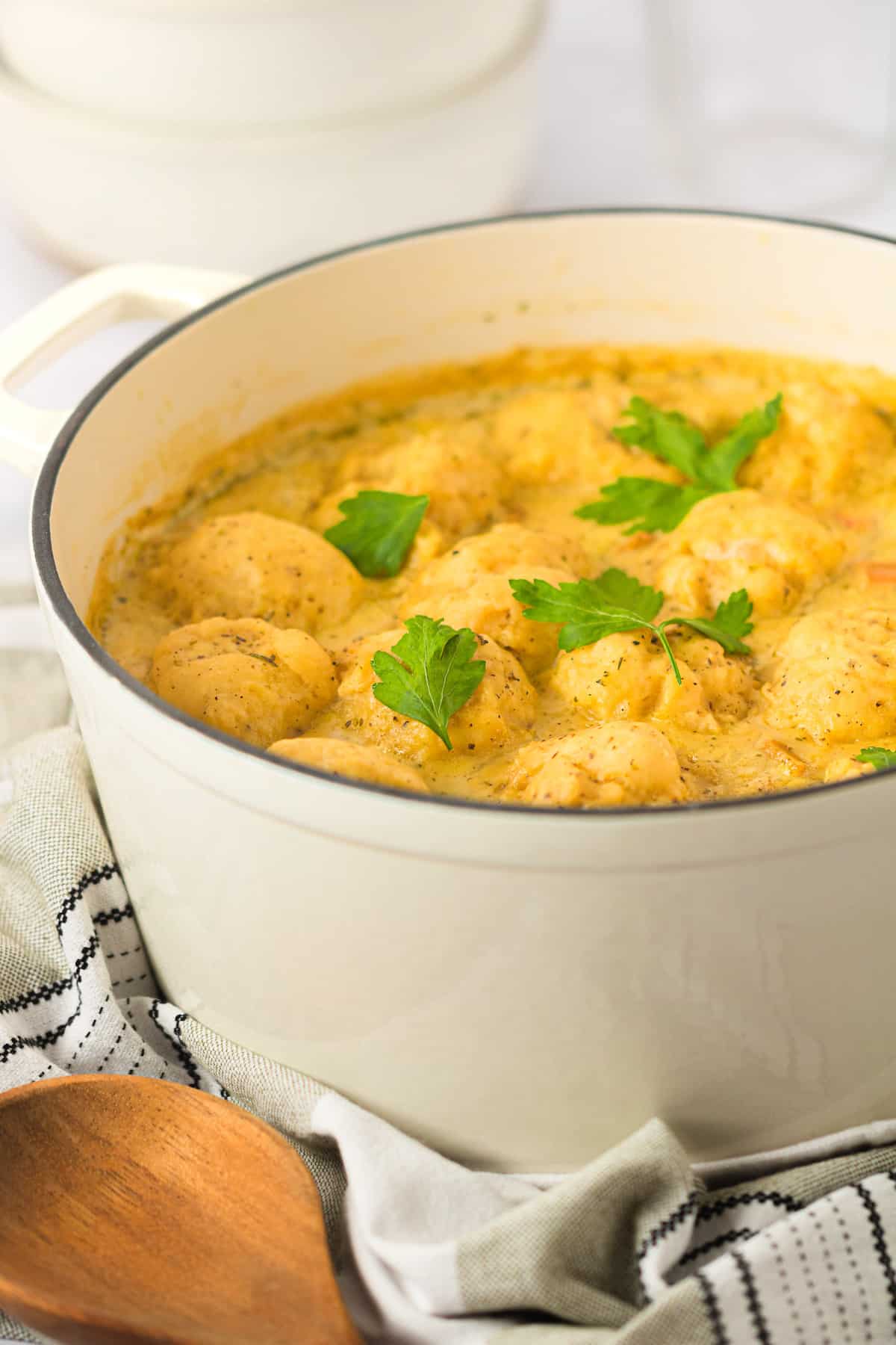 Easy Vegan Chicken and Dumplings - Liv Vegan Strong