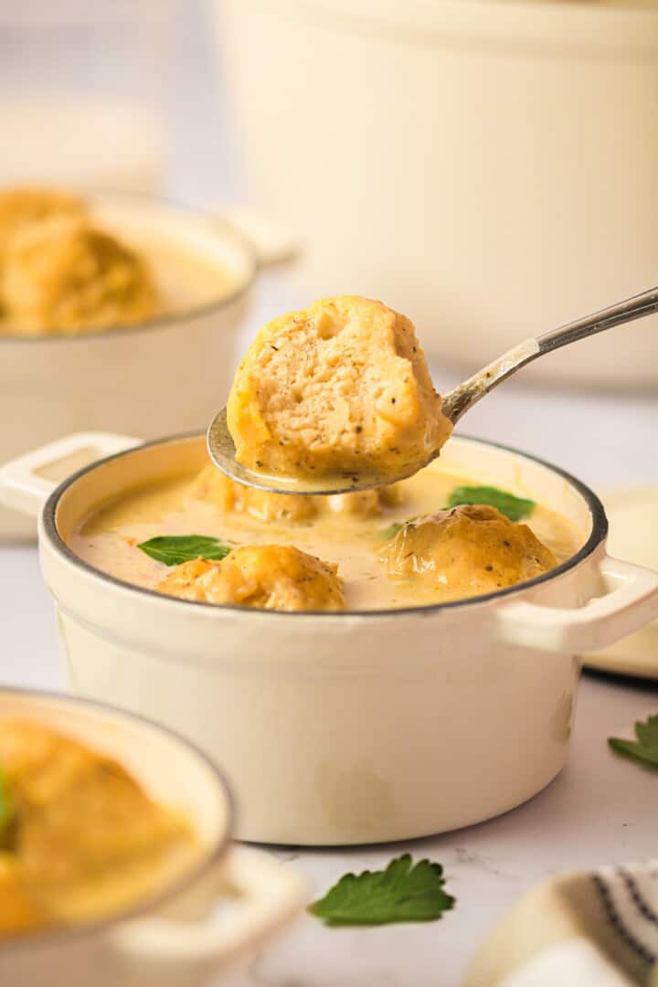 Easy Vegan Chicken and Dumplings Jessica in the Kitchen