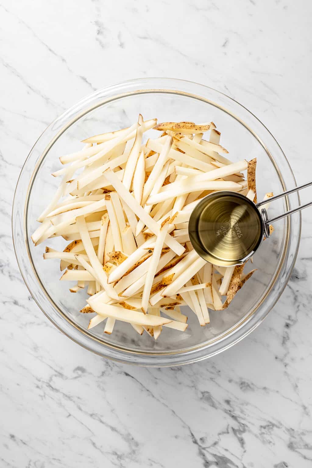 Easy Air Fryer Shoestring Fries Jessica in the Kitchen