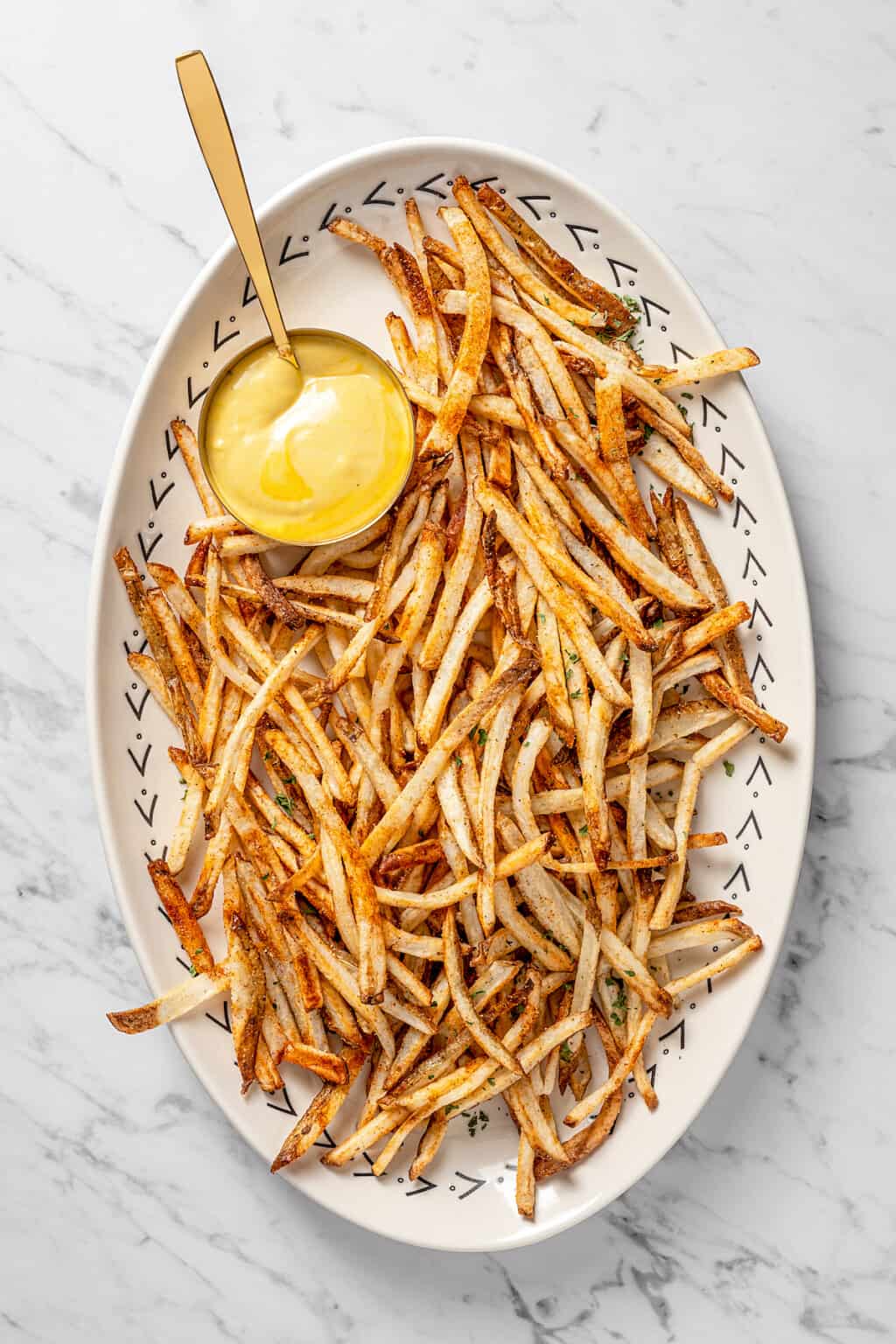 Easy Air Fryer Shoestring Fries Jessica in the Kitchen