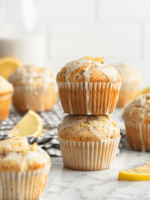 Vegan Lemon Poppyseed Muffins Jessica in the Kitchen