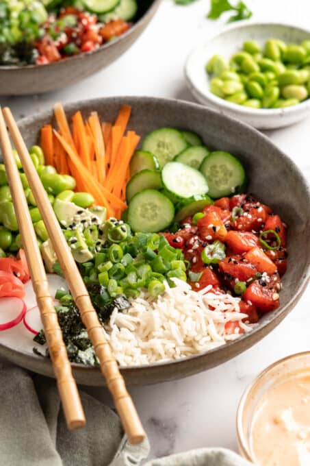 Vegan Poke Bowls With Watermelon Tuna | Jessica in the Kitchen