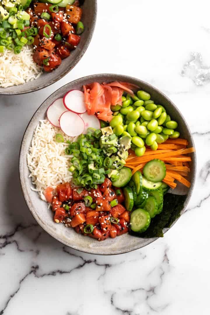 Vegan Poke Bowls With Watermelon Tuna | Jessica in the Kitchen