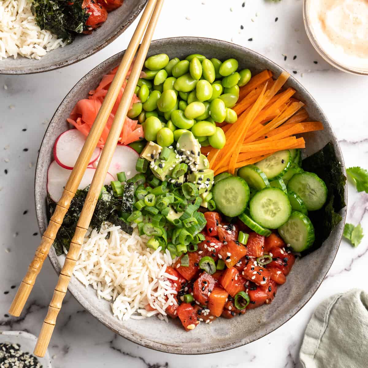 Vegan Poke Bowls With Watermelon Tuna | Jessica in the Kitchen