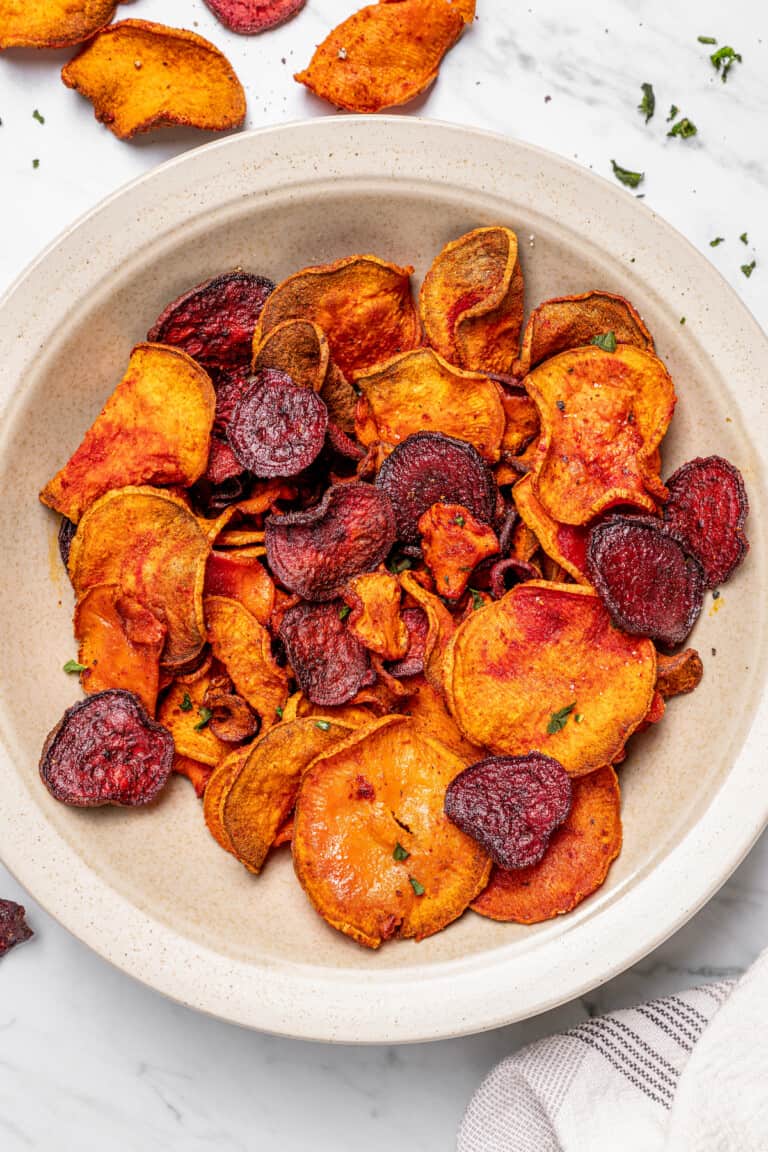 Crispy Air Fryer Veggie Chips Jessica in the Kitchen