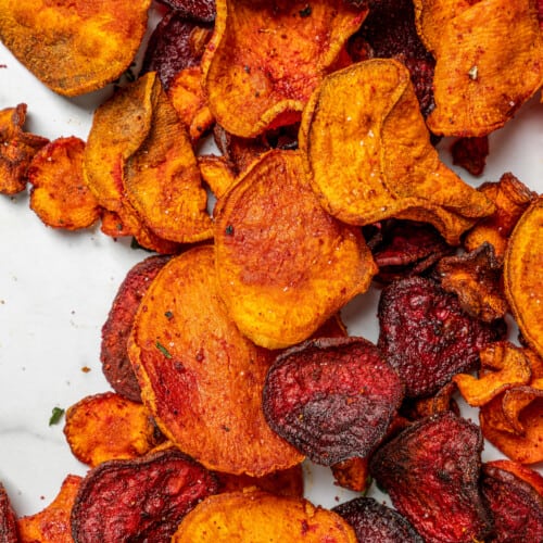 Crispy Air Fryer Veggie Chips | Jessica in the Kitchen