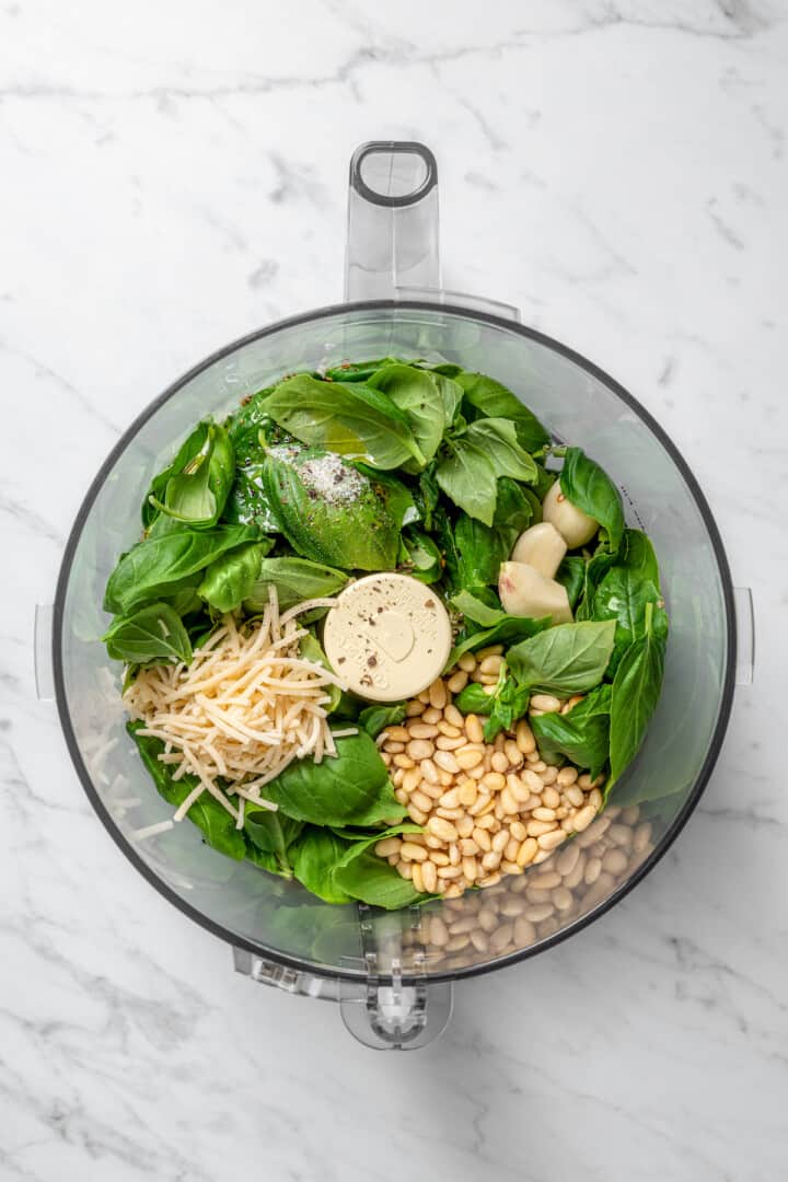 Vegan Hearts of Palm Pasta With Pesto Jessica in the Kitchen