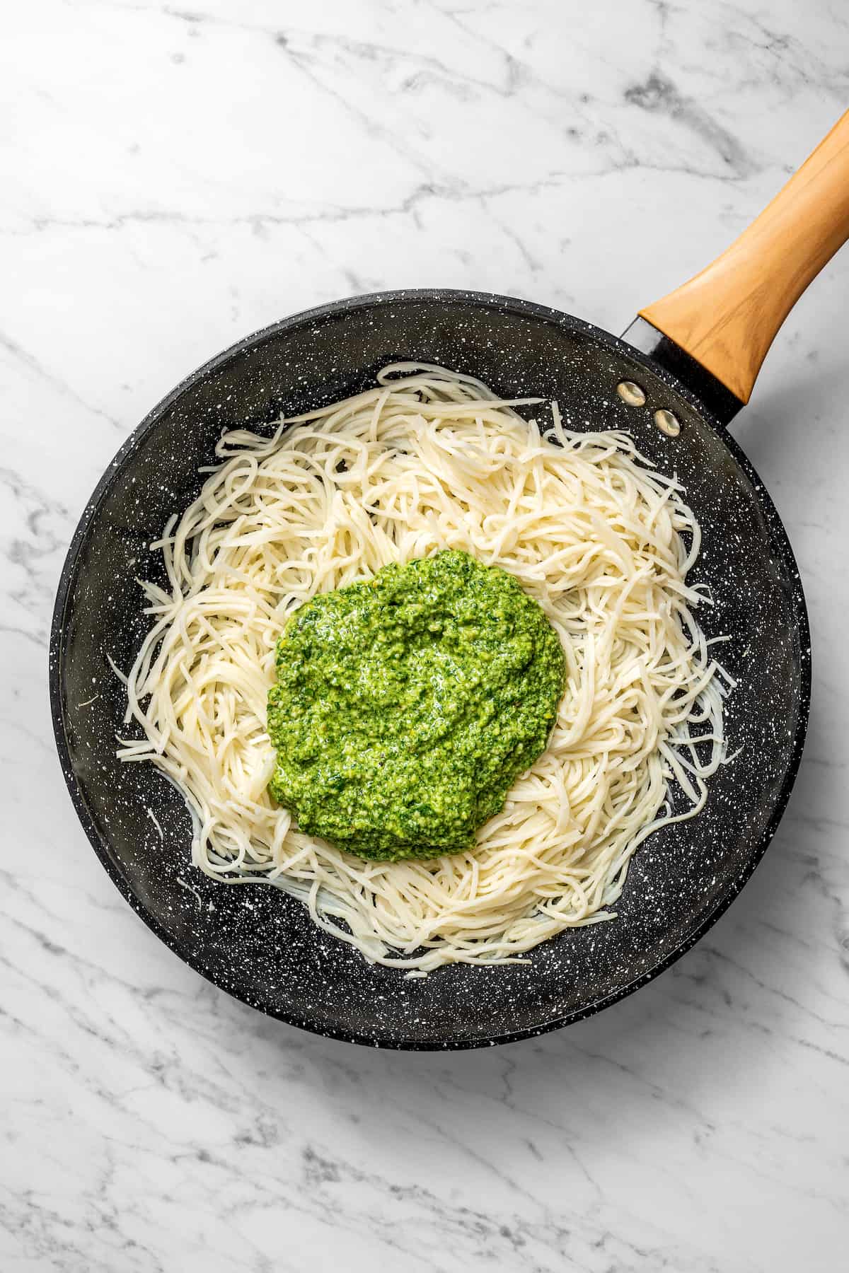 Vegan Hearts of Palm Pasta With Pesto Jessica in the Kitchen