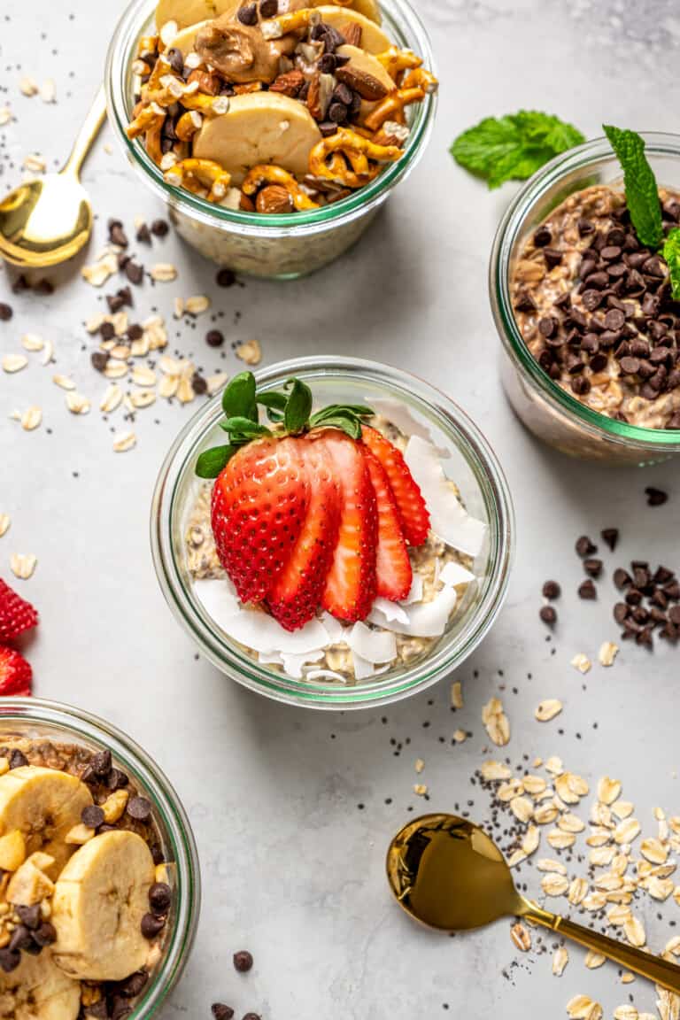 Easy High Protein Overnight Oats Jessica In The Kitchen