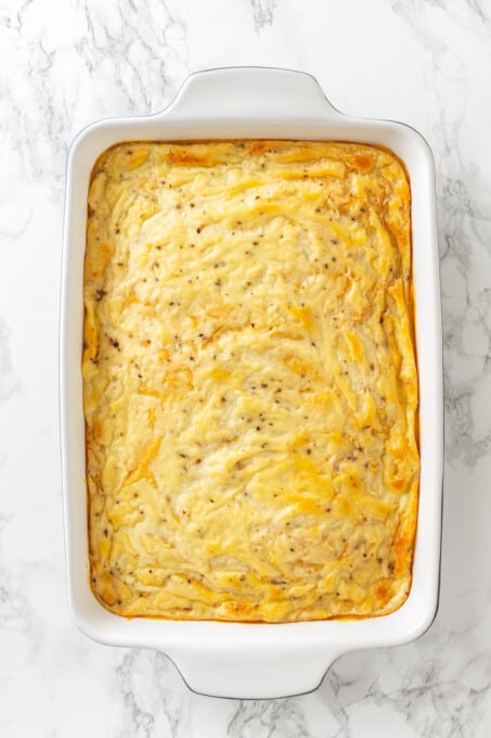 Cheesy Biscuits and Gravy Casserole | Jessica in the Kitchen