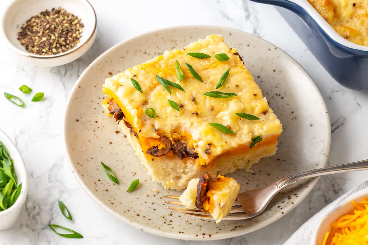 Cheesy Biscuits and Gravy Casserole | Jessica in the Kitchen