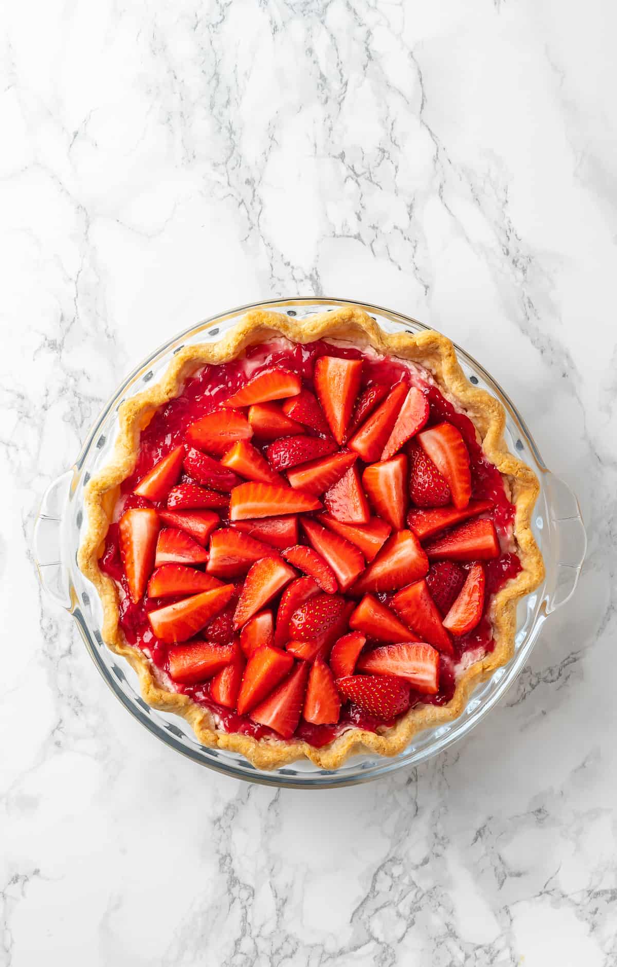 No-Bake Strawberry Cream Pie | Jessica in the Kitchen