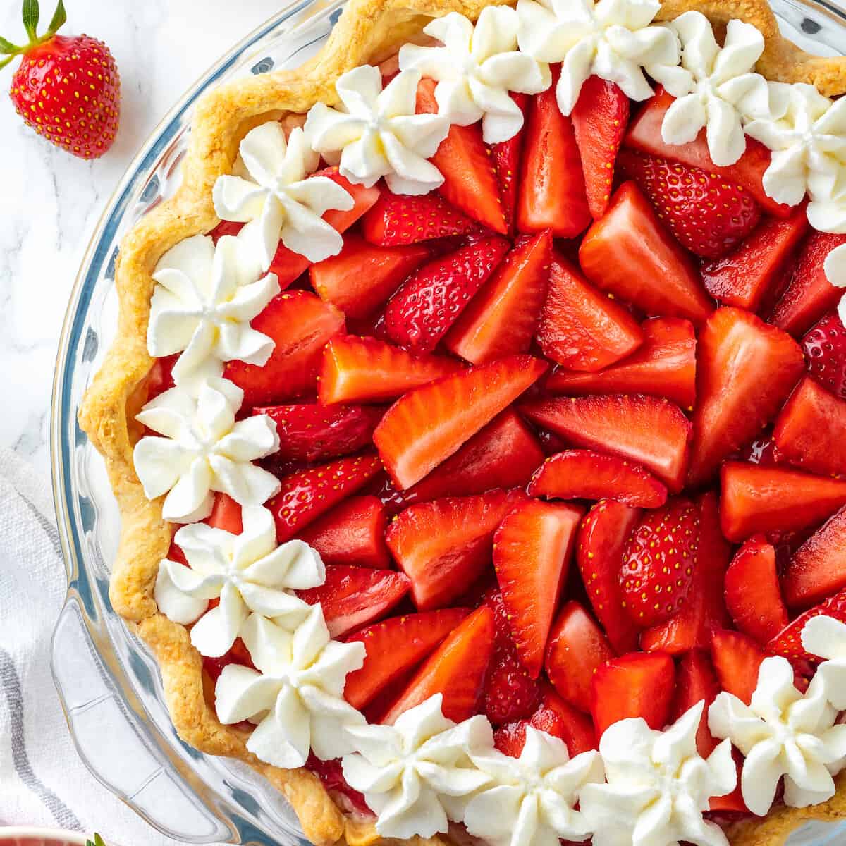 No-Bake Strawberry Cream Pie | Jessica in the Kitchen