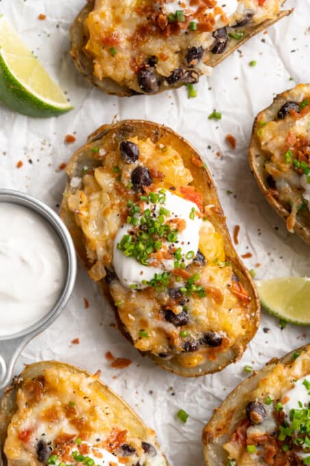 Loaded Potato Skins | Jessica in the Kitchen