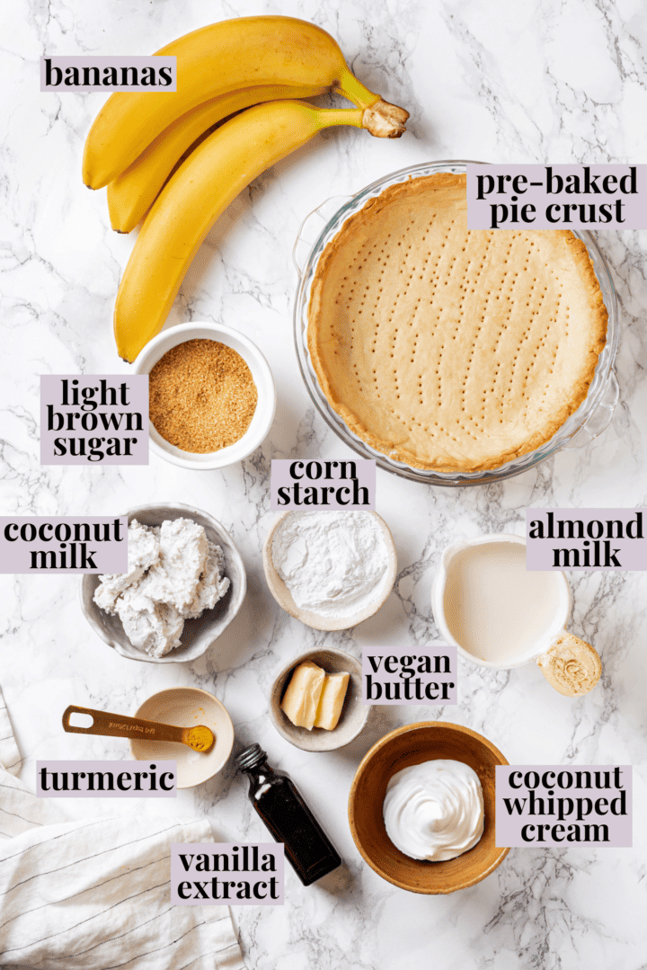 Vegan Banana Cream Pie | Jessica in the Kitchen