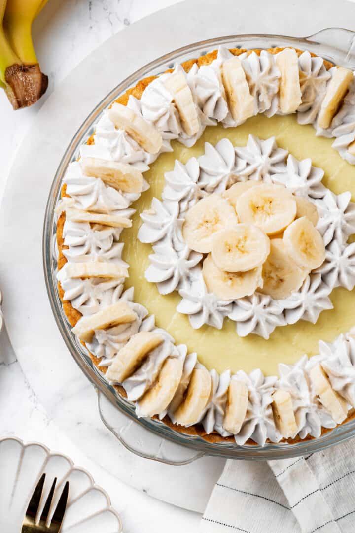 Homemade Banana Cream Pie | Jessica in the Kitchen