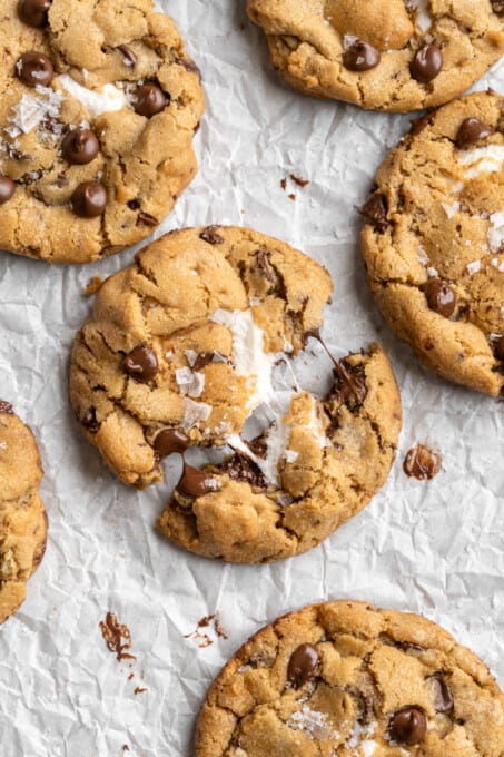 Chewy S'mores Cookies | Jessica in the Kitchen