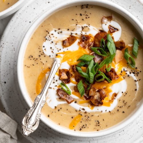 Vegetarian Baked Potato Soup - Alison's Allspice