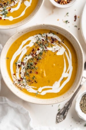 Creamy Butternut Squash Soup | Jessica in the Kitchen