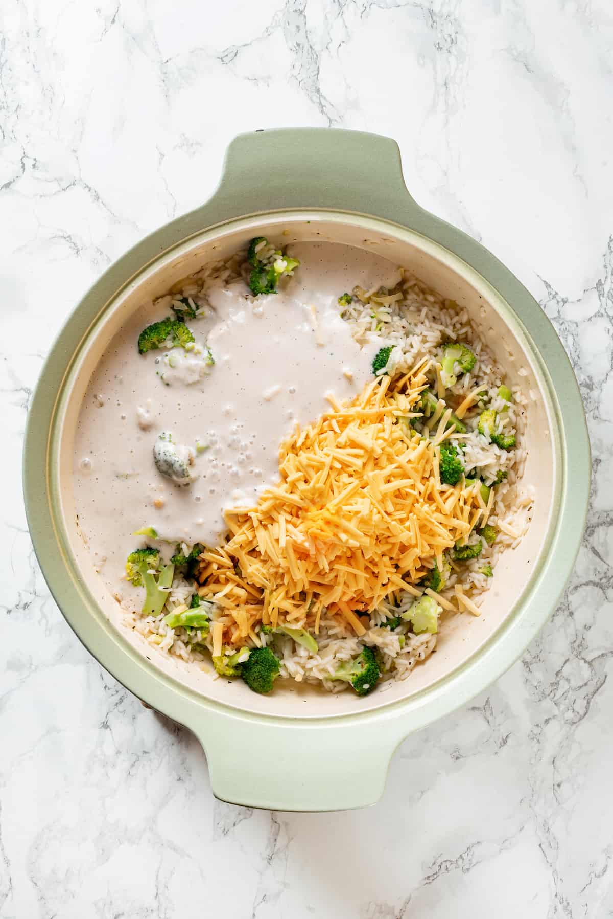 Broccoli Cheese Rice Casserole | Jessica in the Kitchen