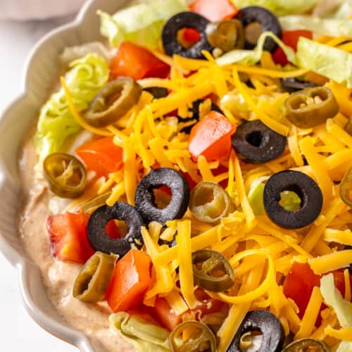 Taco Dip Recipe | Jessica in the Kitchen