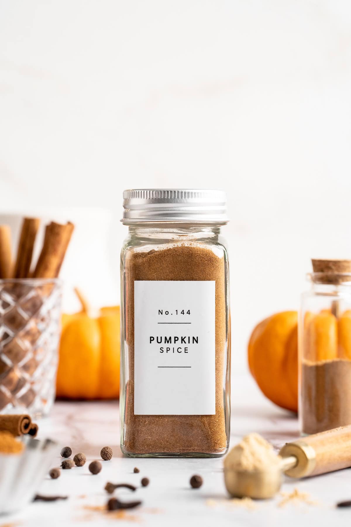 Jar of pumpkin pie spice