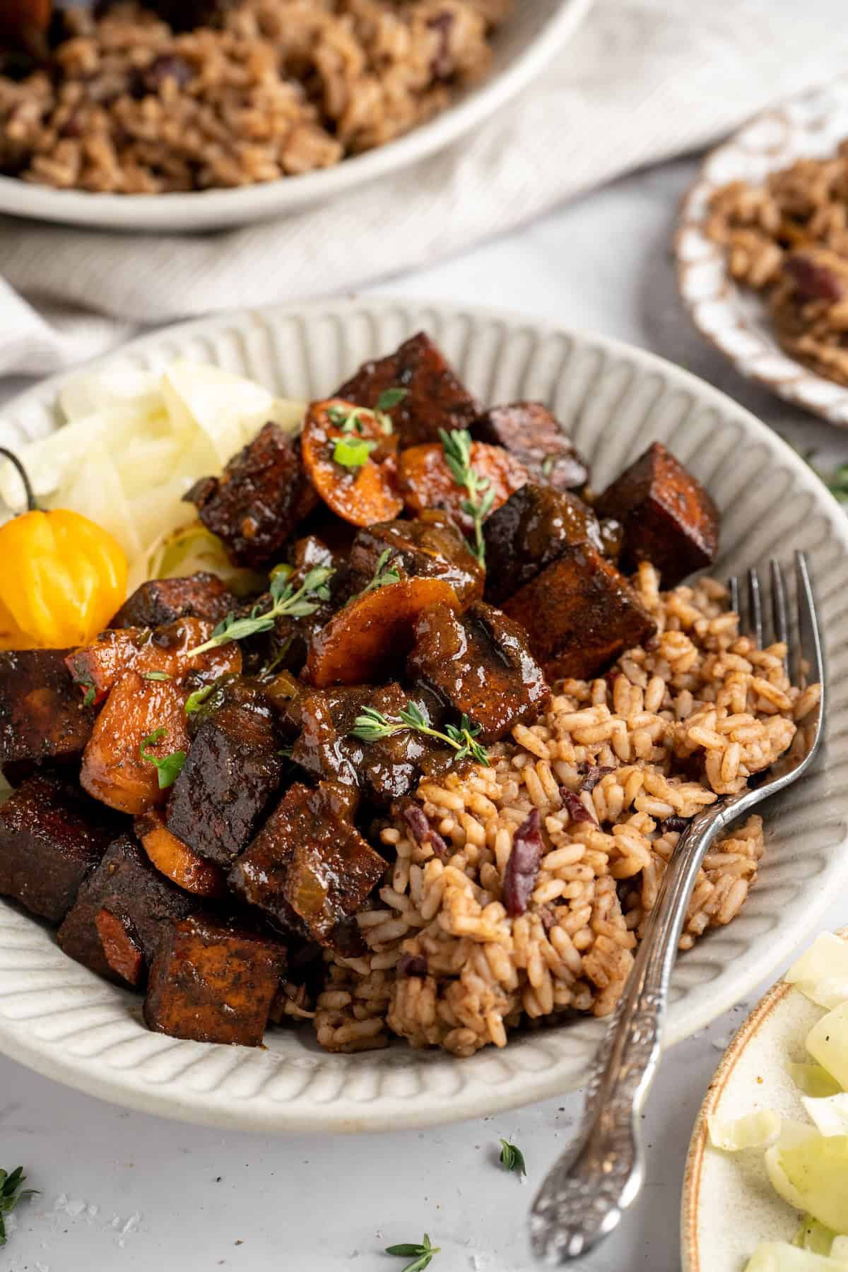 Brown Stew Tofu