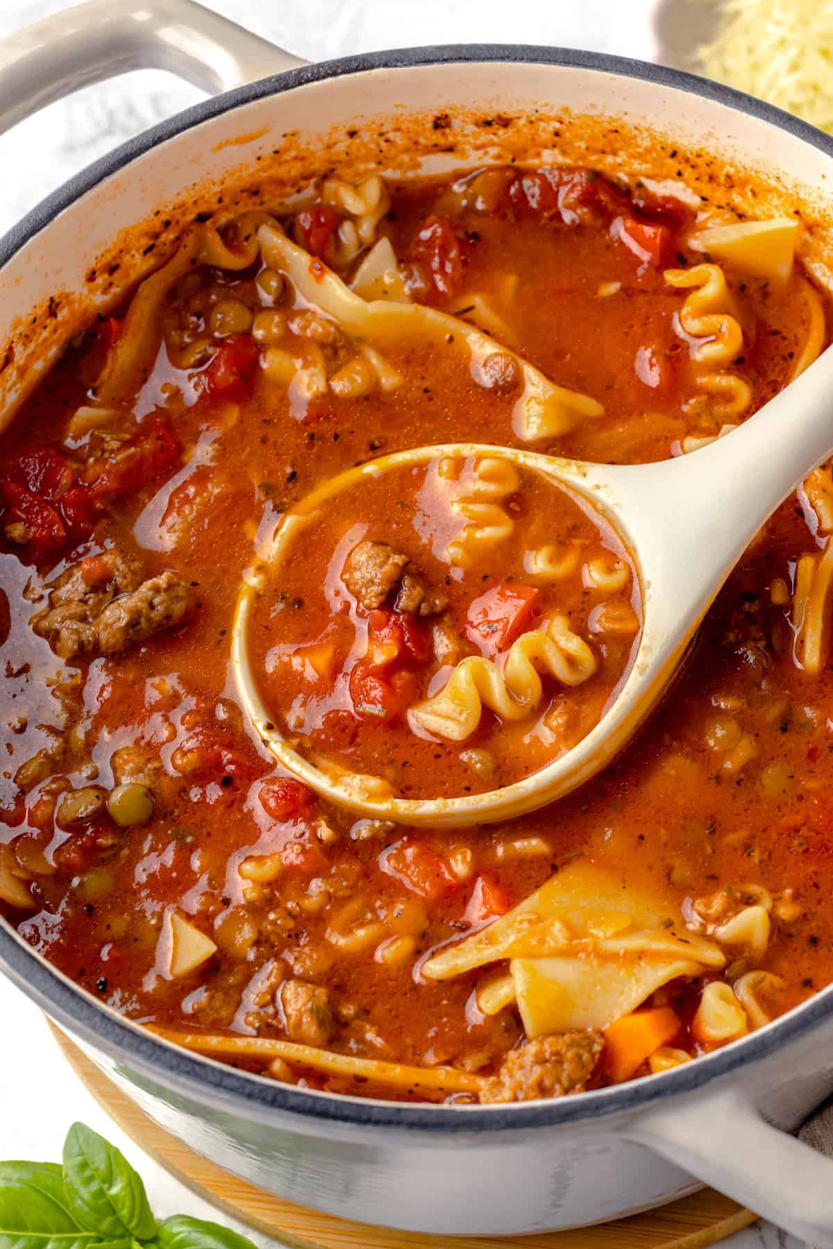 Lasagna Soup