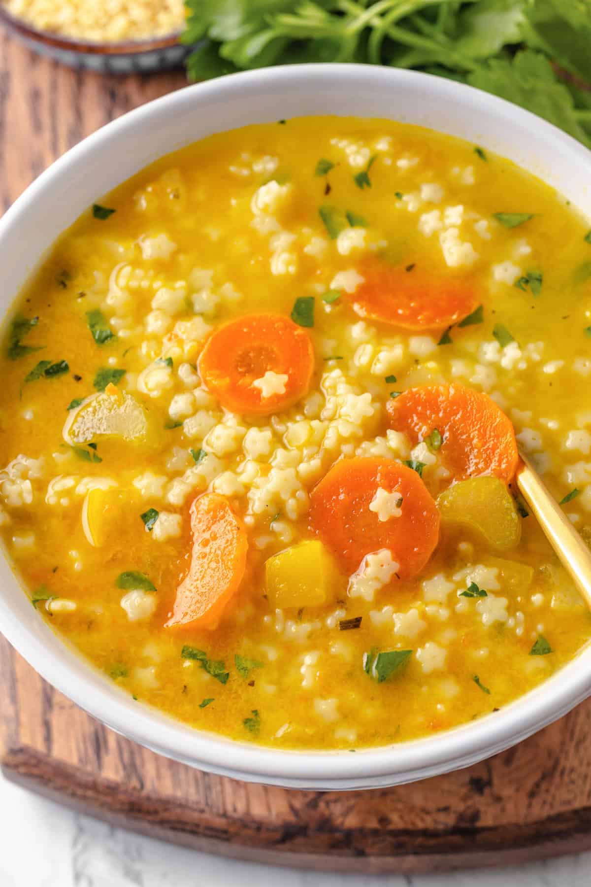 Bowl of Italian penicillin soup