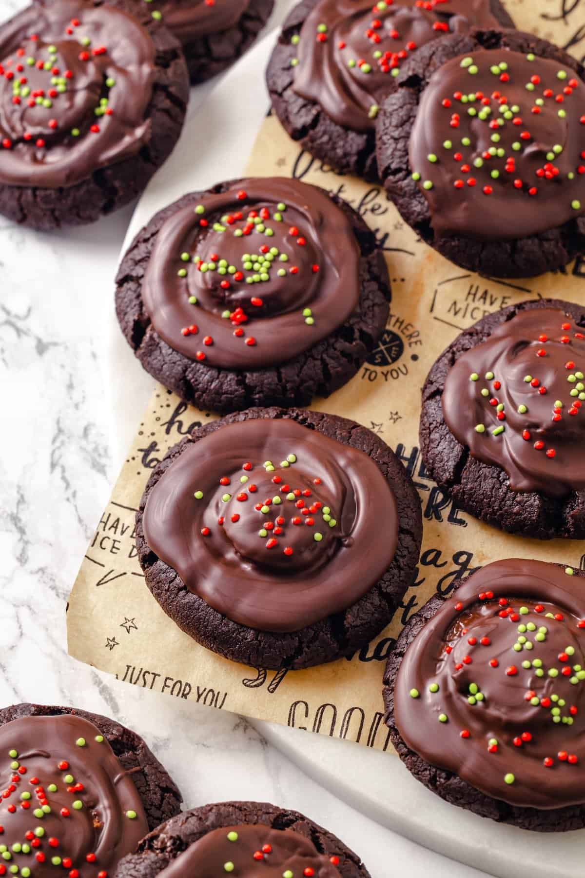 Hot Chocolate Cookies