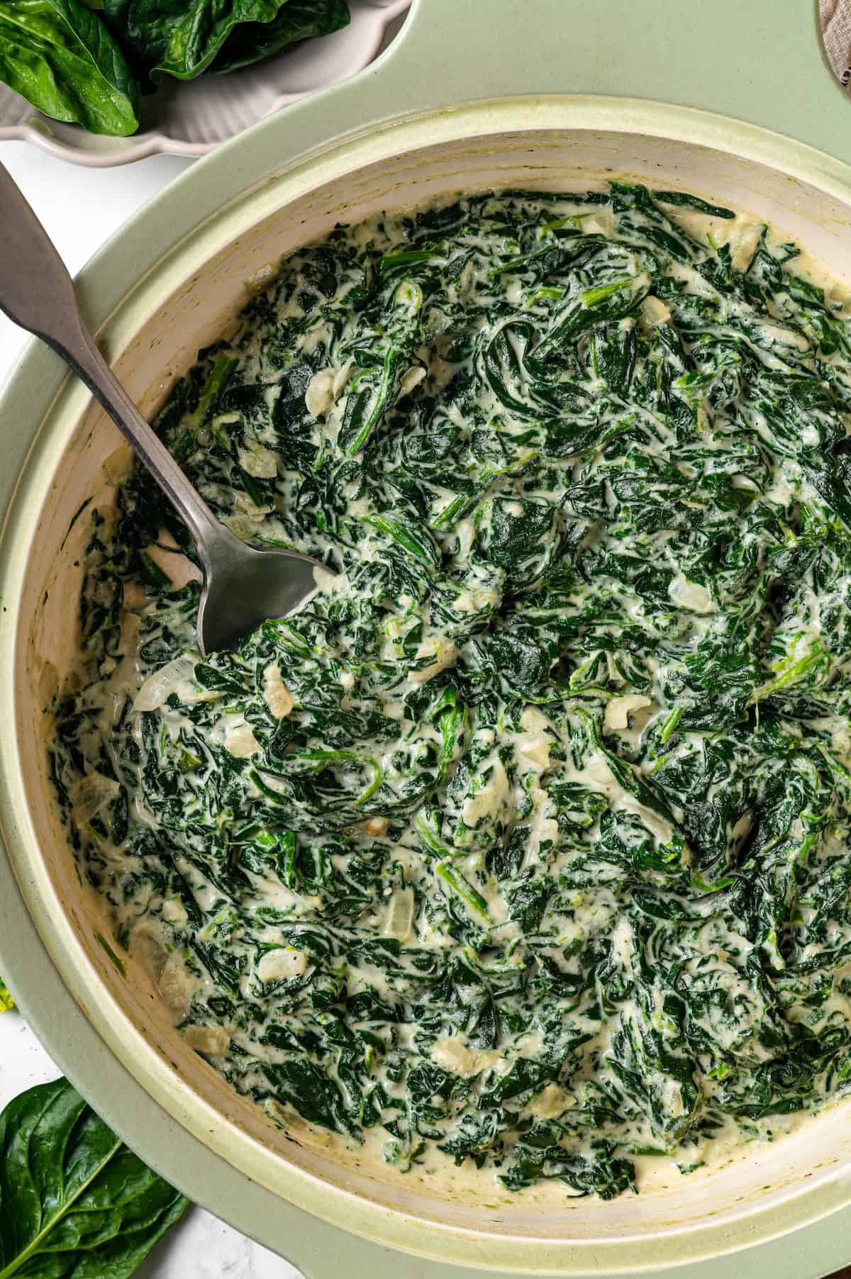 Vegan Creamed Spinach