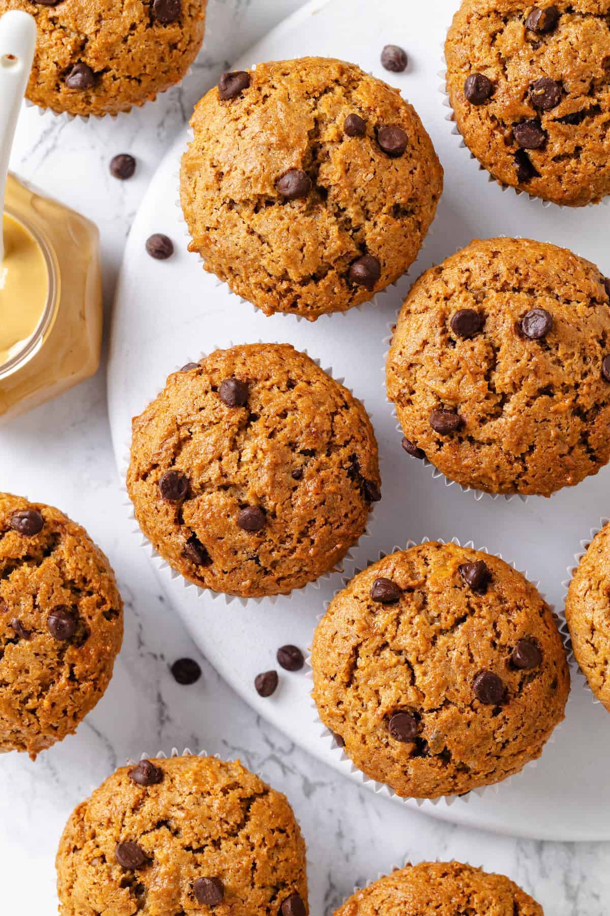 Peanut Butter Banana Muffins