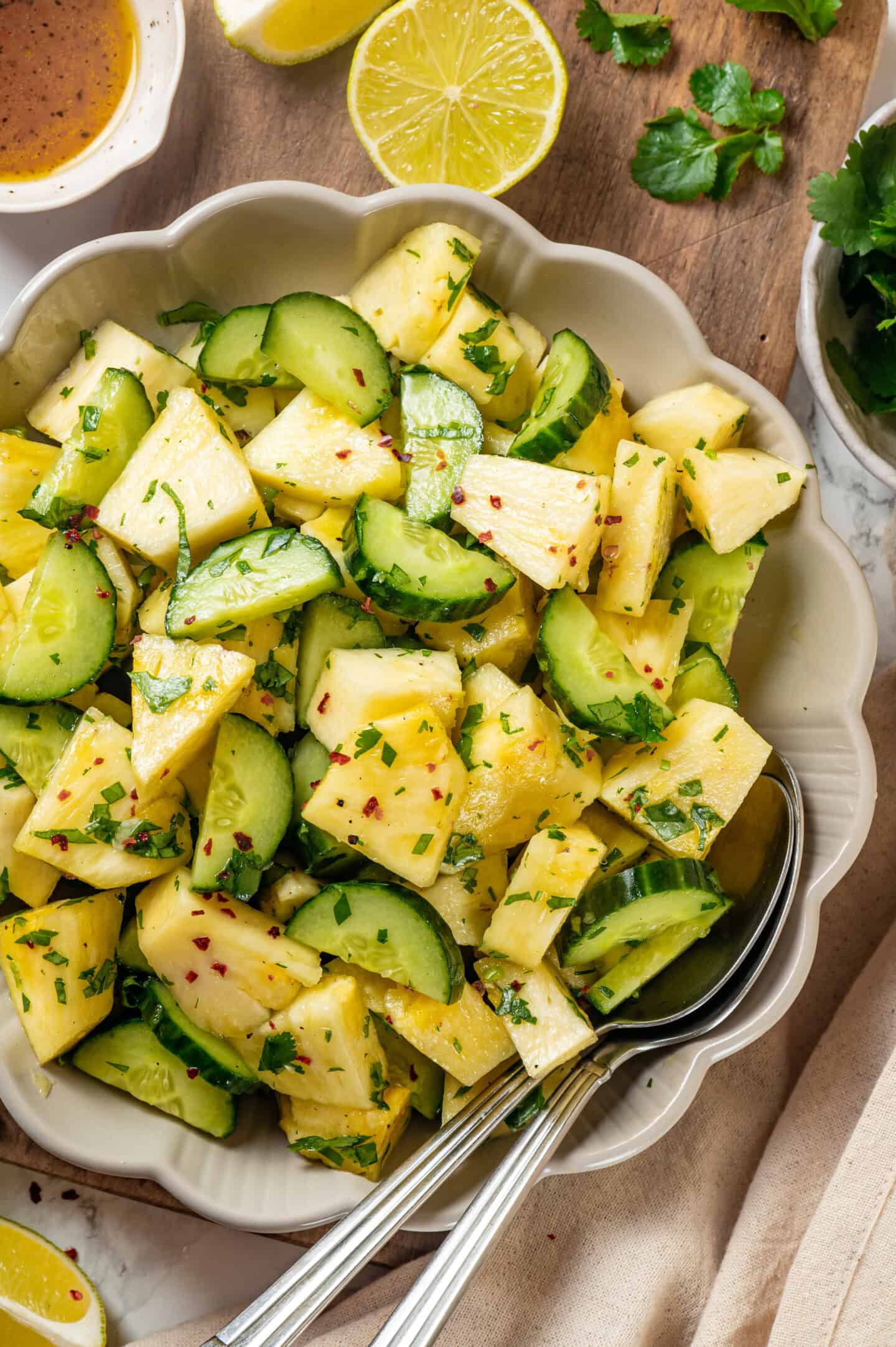 Pineapple Cucumber Salad