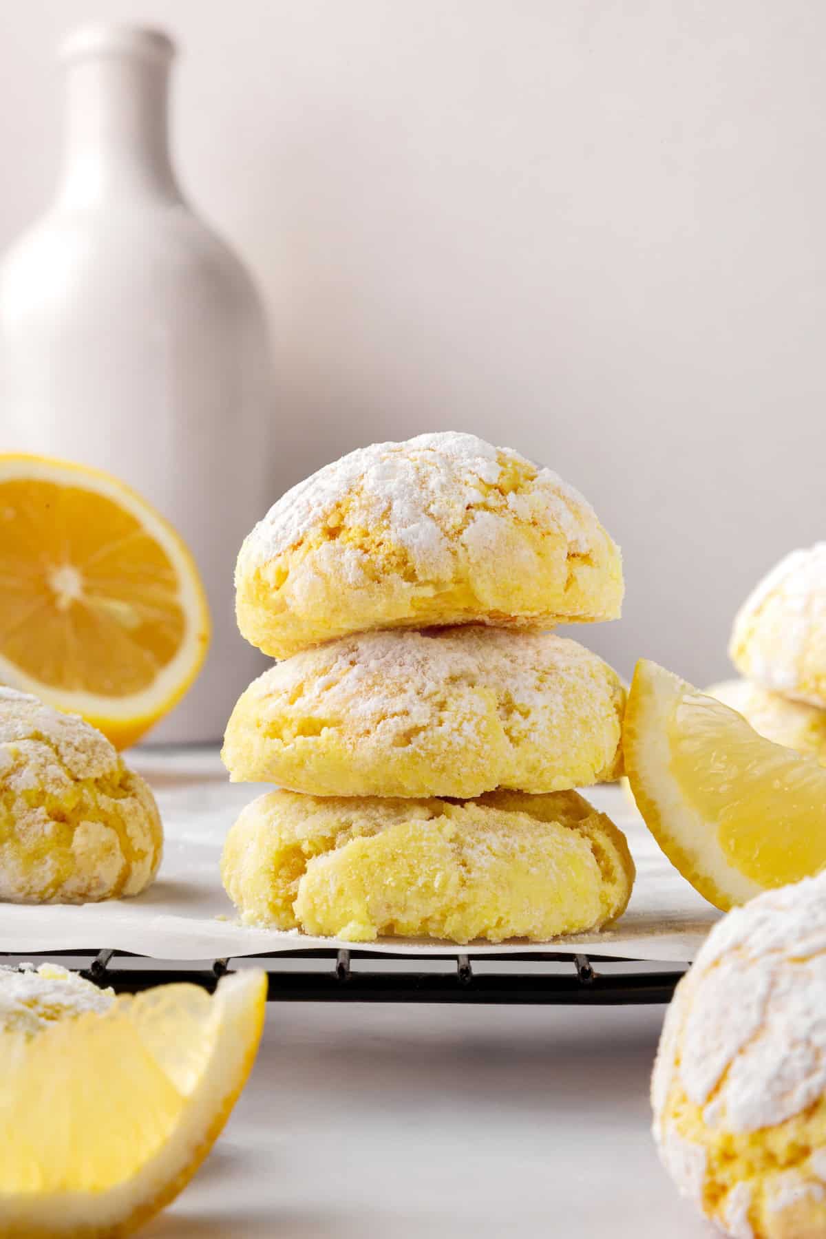 Lemon Crinkle Cookies