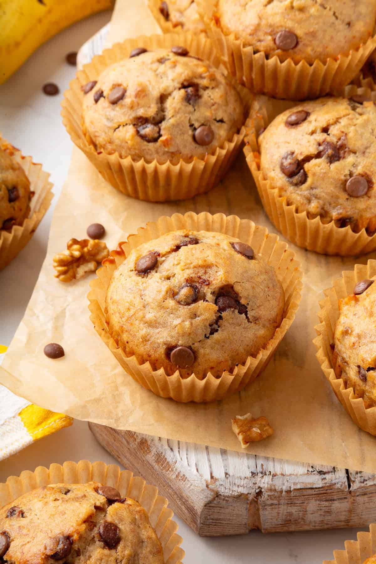 Banana Chocolate Chip Muffins