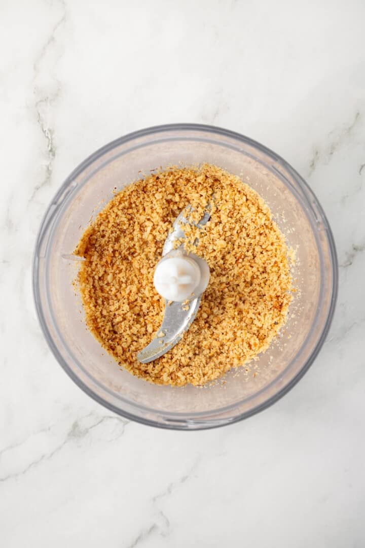 Buttery, melt-in-your-mouth and coated in powdered sugar, these vegan Mexican wedding cookies have everything you love about the original! Pulsed nuts in food processor.