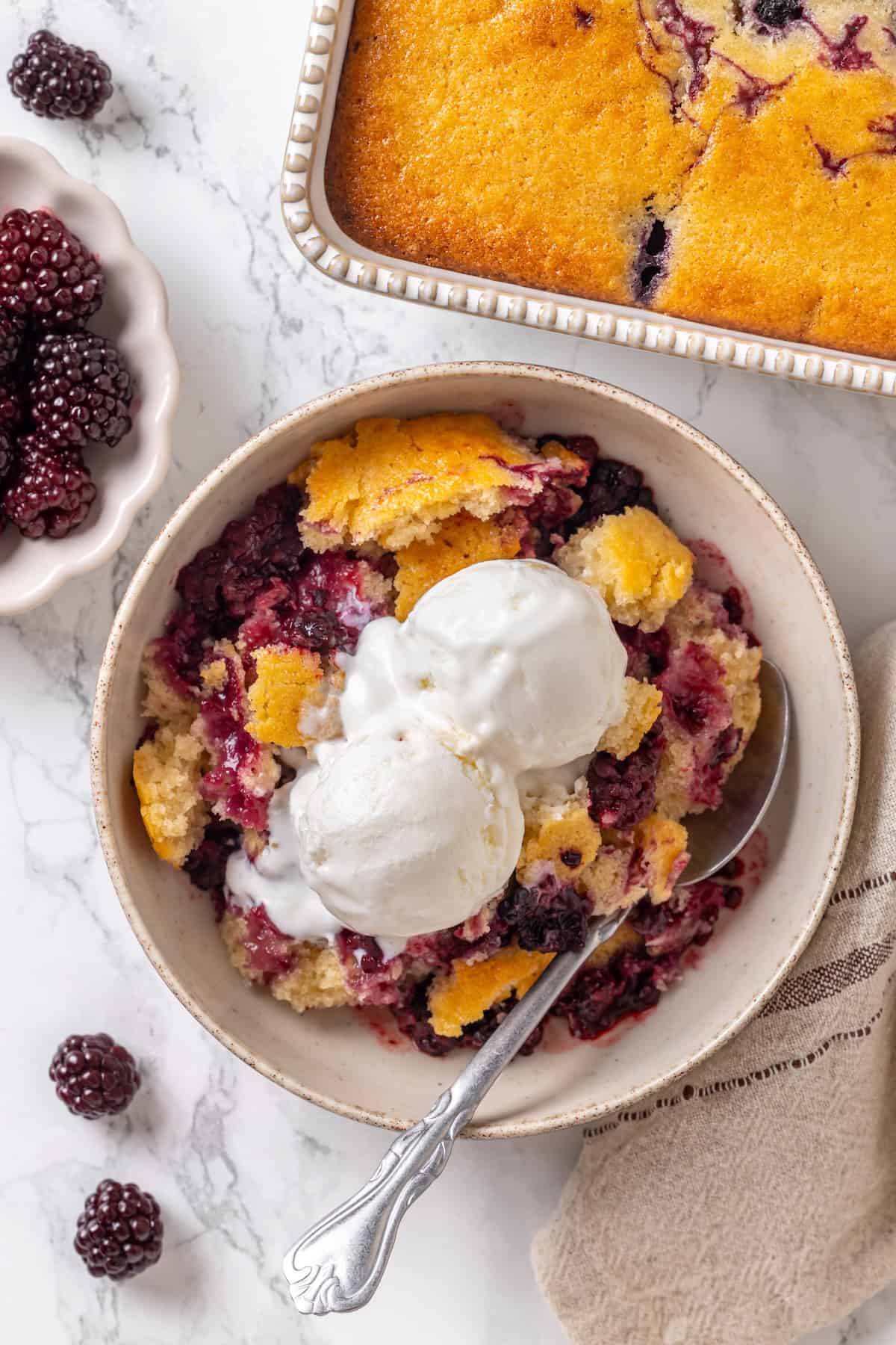 Vegan Blackberry Cobbler
