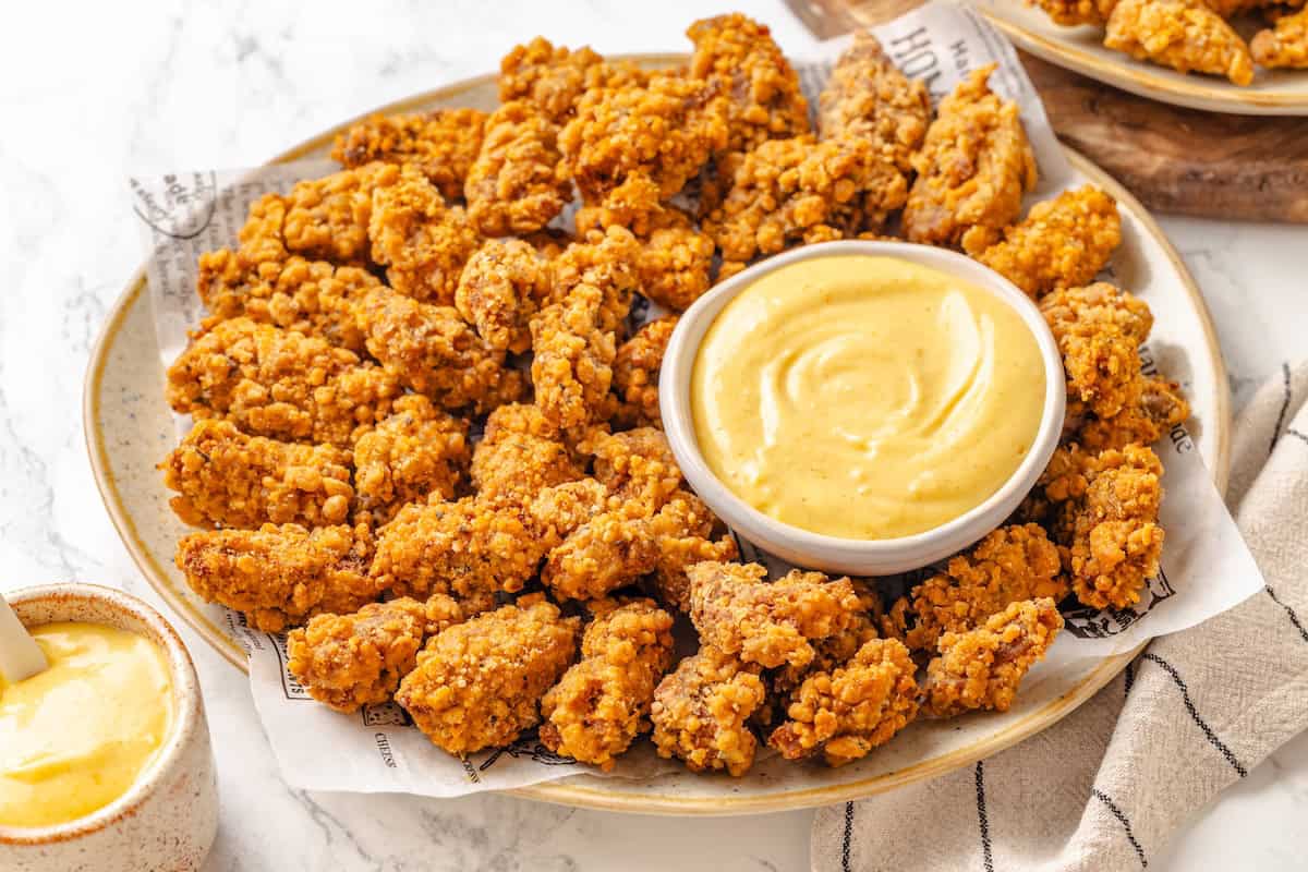 Vegan KFC-Style Popcorn Soy Curls