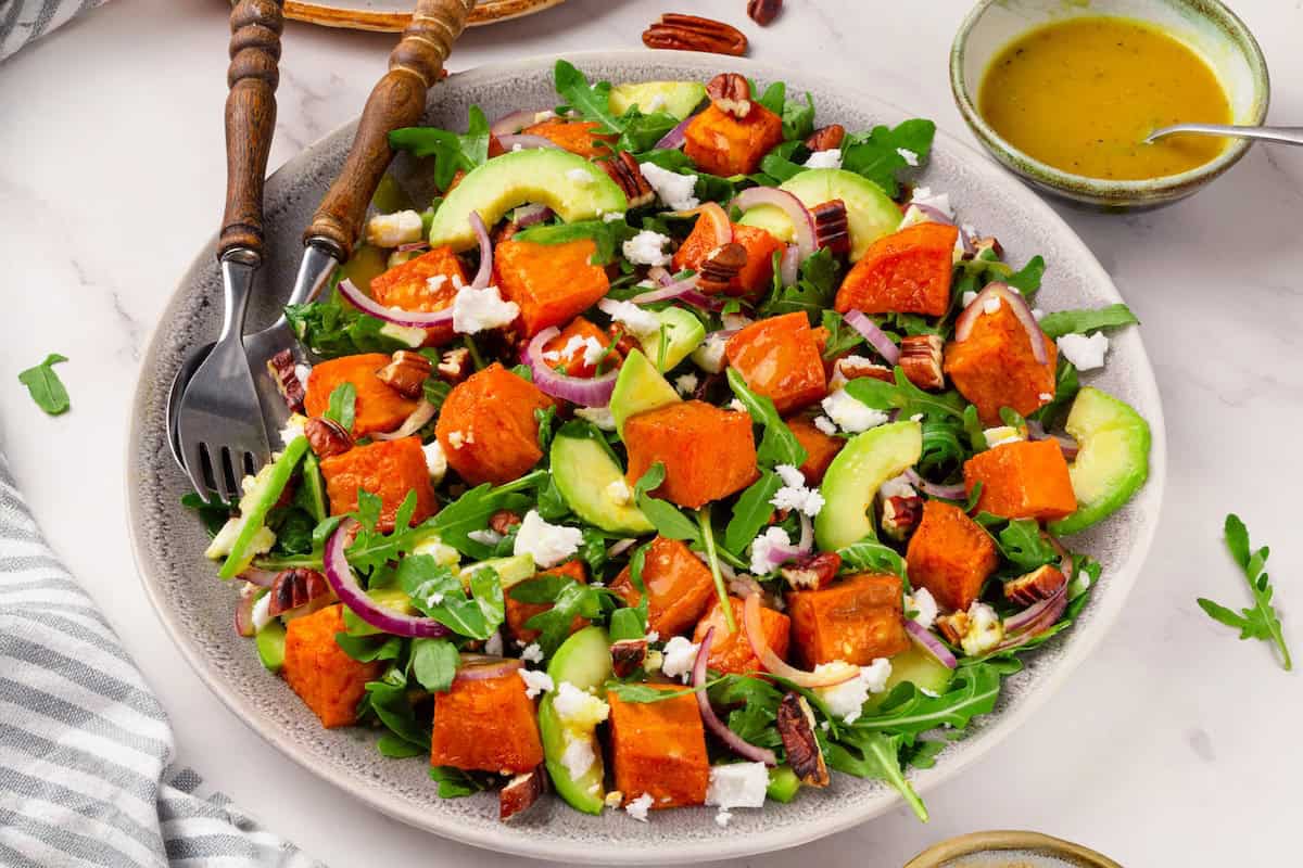 Sweet Potato and Arugula Salad